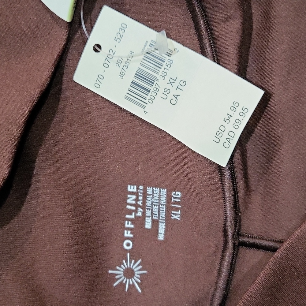 OFFLINE By Aerie Real Me High Waisted Crossover Flare Legging - Picture 8 of 10